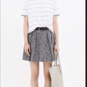 Madewell Mini Skirt Size 4 Tweed Pleated